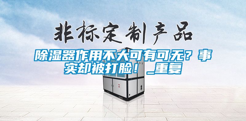 除濕器作用不大可有可無(wú)？事實(shí)卻被打臉！_重復(fù)
